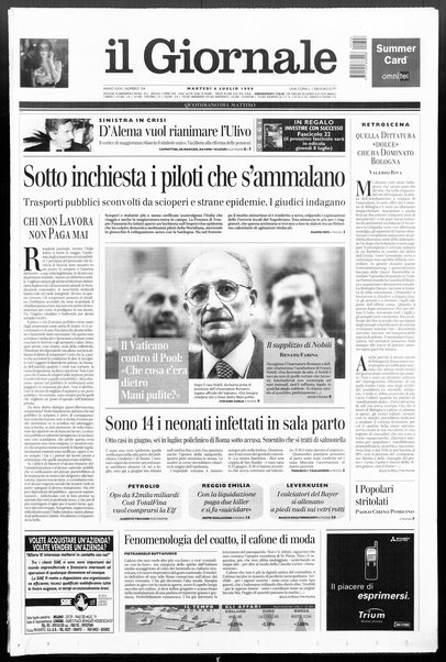 Il giornale : quotidiano del mattino